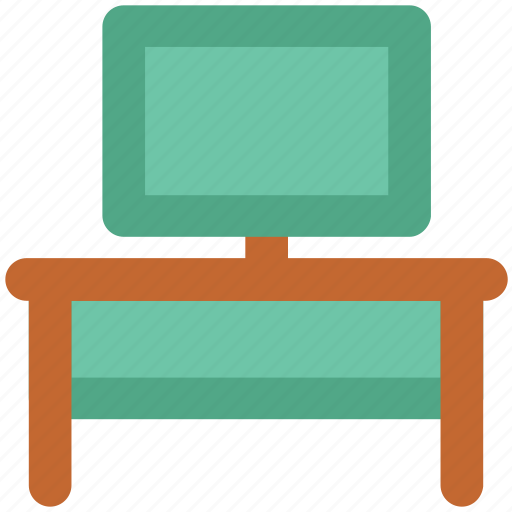 Furniture, home interior, monitor, tv stand, tv trolley icon - Download on Iconfinder