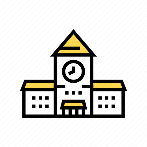 Architecture, building, clock, railway, skyscraper, station icon - Download on Iconfinder