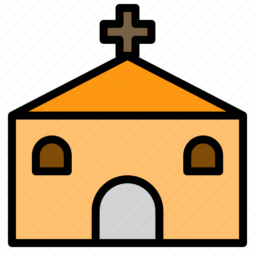 Bank, building, church, factory, hospital, restaurant, school icon - Download on Iconfinder