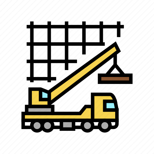 Crane, lifting, building, materials, excavation, footing icon - Download on Iconfinder