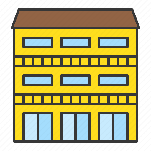 Architecture, building, city, town, townhouse, apartment icon - Download on Iconfinder