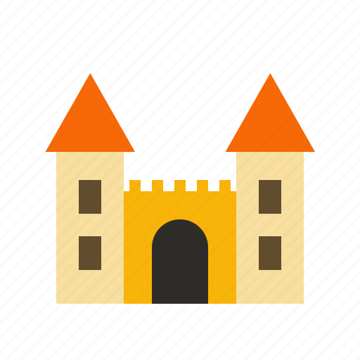 Building, castle, construction, equipment, fortress, tower, wall icon - Download on Iconfinder