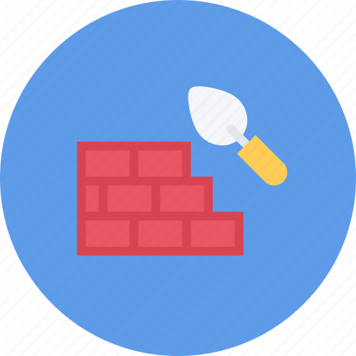 Brick, build, builder, building, repair, tool, wall icon - Download on Iconfinder