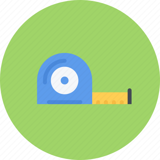 Build, builder, building, measuring, repair, tape, tool icon - Download on Iconfinder