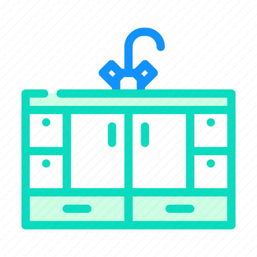 Kitchen, bath, cabinets, building, materials, supplies icon - Download on Iconfinder