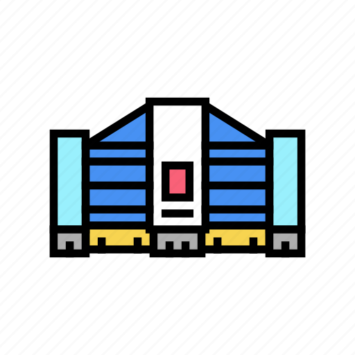 Expo, center, building, restaurant, store, warehouse icon - Download on Iconfinder