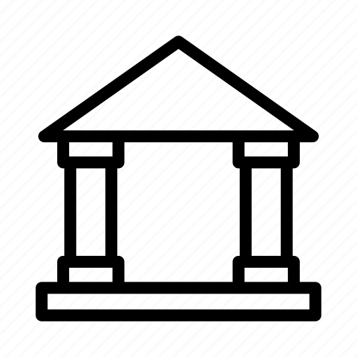 Bank, building, court, law, property icon - Download on Iconfinder
