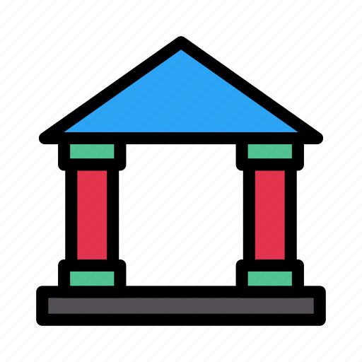 Bank, building, court, law, property icon - Download on Iconfinder