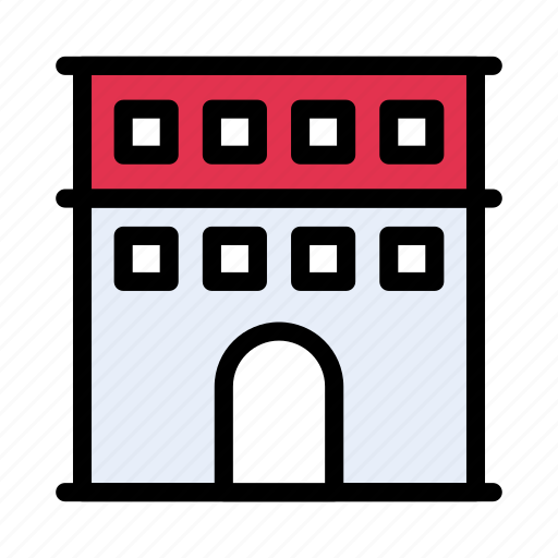 Apartment, building, hostel, realestate, residential icon - Download on Iconfinder