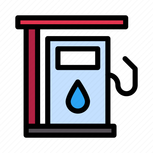 Fuel, nozzle, petrol, pump, station icon - Download on Iconfinder
