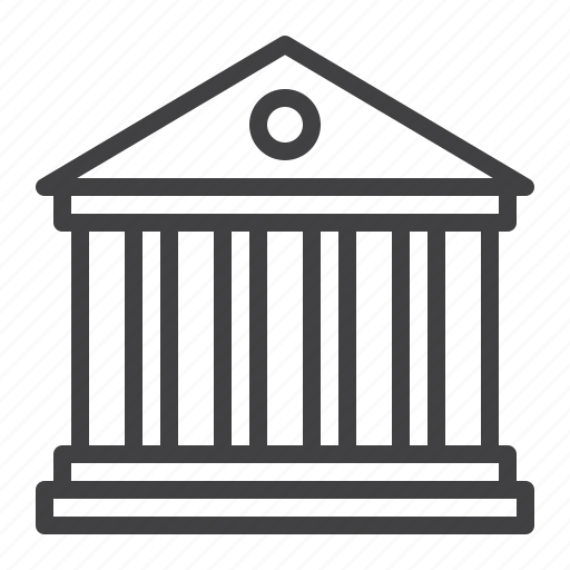 Bank, building, government, columns icon - Download on Iconfinder