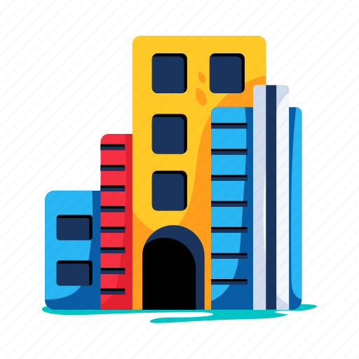 Apartments building, apartments, residential building, flats building, condo icon - Download on Iconfinder
