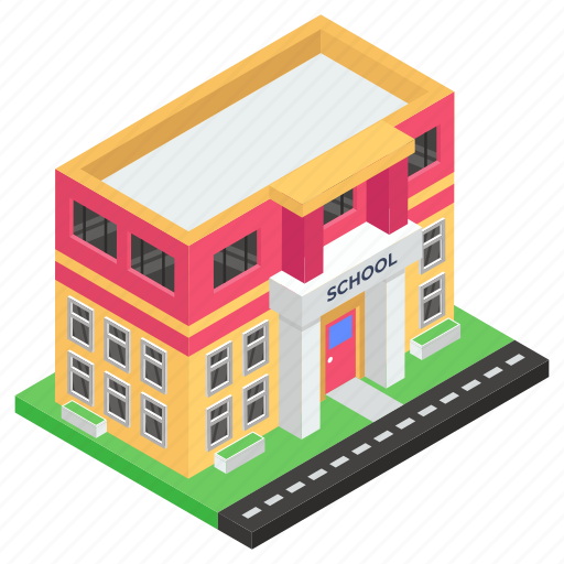 Academy building, building, educational institute, school, school infrastructure icon - Download on Iconfinder