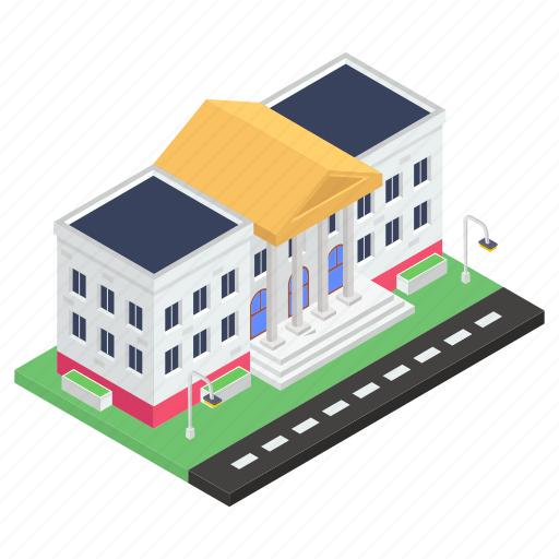 City hall, court building, courthouse, courtroom, government building icon - Download on Iconfinder