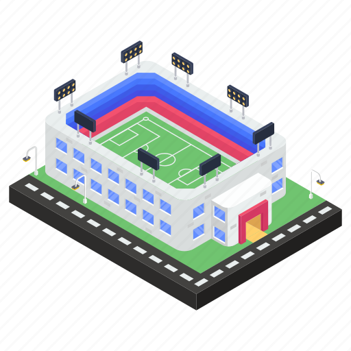 Architecture, building, sports arena, sports center, stadium icon - Download on Iconfinder