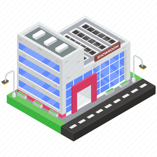Architecture, building, business center, retail shop, showroom icon - Download on Iconfinder