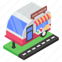 fast food, food cart, food stall, food trailer, street food 