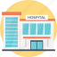 hospital building, hospital pharmacy, huge hospital, needies shelter, nursing care 