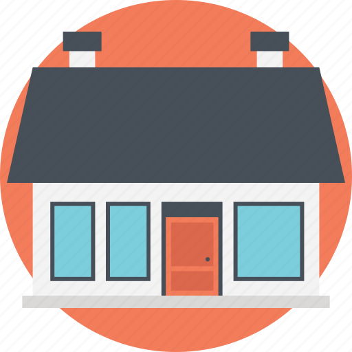 Low-rise building, mail house, post office, postal service, small building icon - Download on Iconfinder
