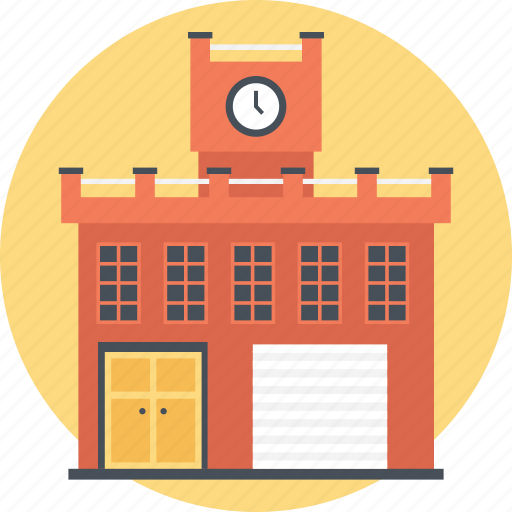 City hall, fire brigade, fire extinguisher, fire station, police headquarter icon - Download on Iconfinder