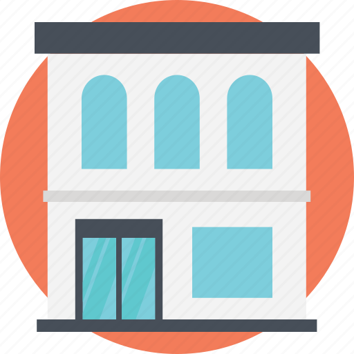 Compact store, seller place, shopping building, shopping store, two stories icon - Download on Iconfinder