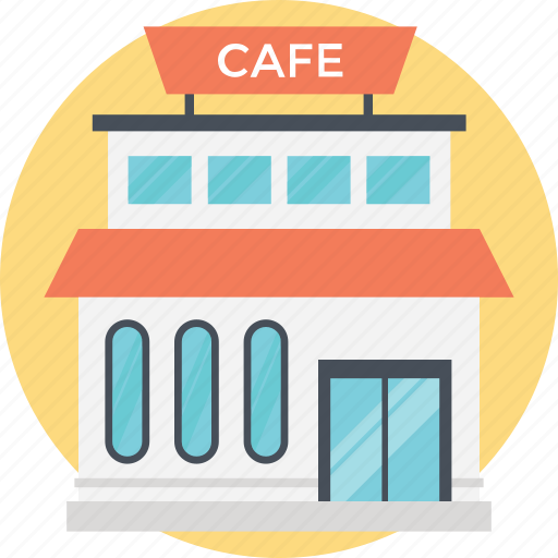 Cafe, cafe building, cafeteria, coffee house, snack bar icon - Download on Iconfinder