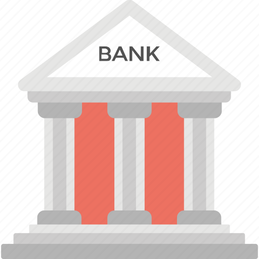Bank, bank building, bank exterior, commercial building, financial institution icon - Download on Iconfinder