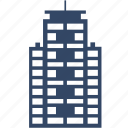 apartment, building, city, office, residential, skyscraper, tower