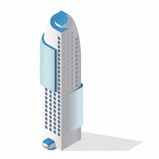 Objects, real, estate, city, building, skyscraper, apartment 3D illustration - Download on Iconfinder