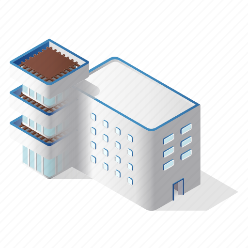 Real, estate, objects, apartment, complex, building 3D illustration - Download on Iconfinder