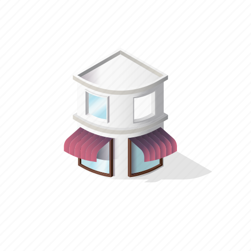 Real, estate, objects, attachment, house, tower, building 3D illustration - Download on Iconfinder