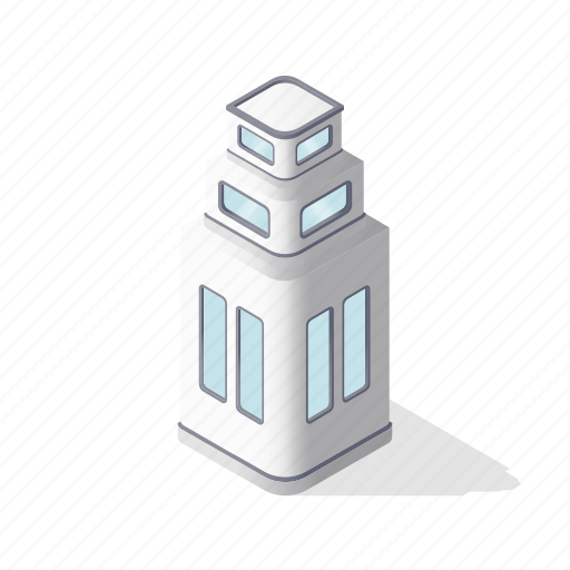 Real, estate, objects, tower, building, house, architecture 3D illustration - Download on Iconfinder