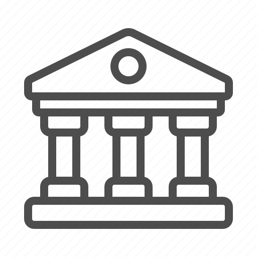 Building, bank, temple, museum, library icon - Download on Iconfinder