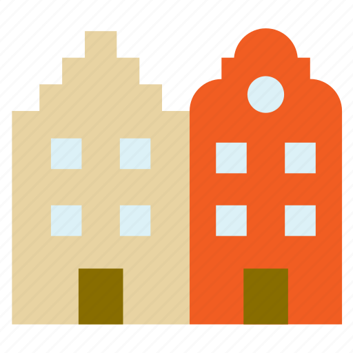 Amsterdam, architecture, building, construction, house, monument icon - Download on Iconfinder