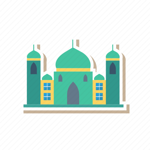 Masjid Flat Design Gambar Islami