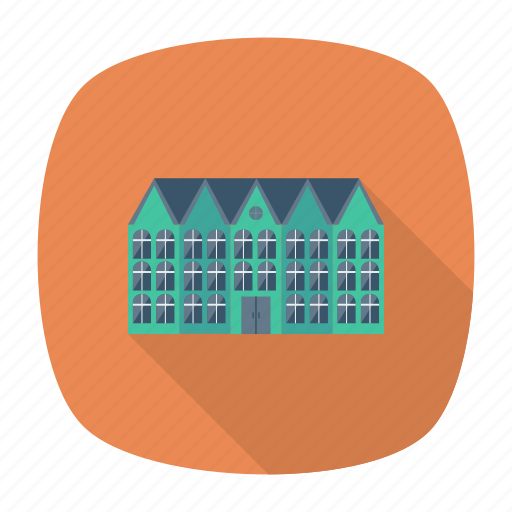 Apartment, architect, building, estate, living, real, resident icon - Download on Iconfinder