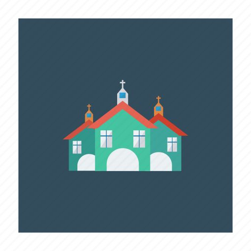 Building, christian, christmas, church, estate, property, real icon - Download on Iconfinder