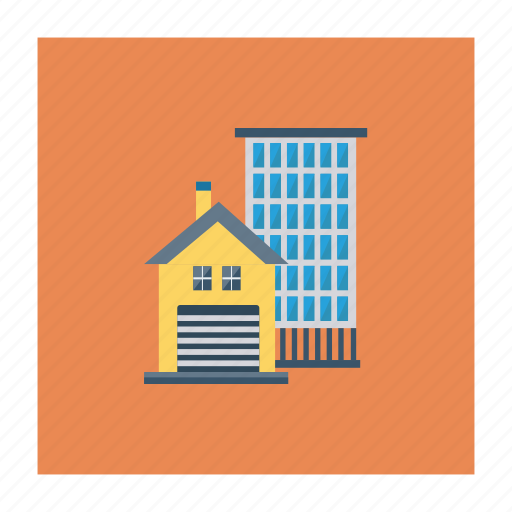 Apartment, building, city, estate, home, real, residential icon - Download on Iconfinder