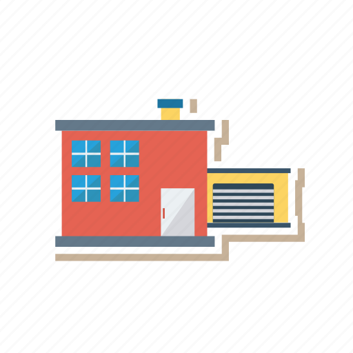 Architect, building, estate, garage, home, hostel, real icon - Download on Iconfinder