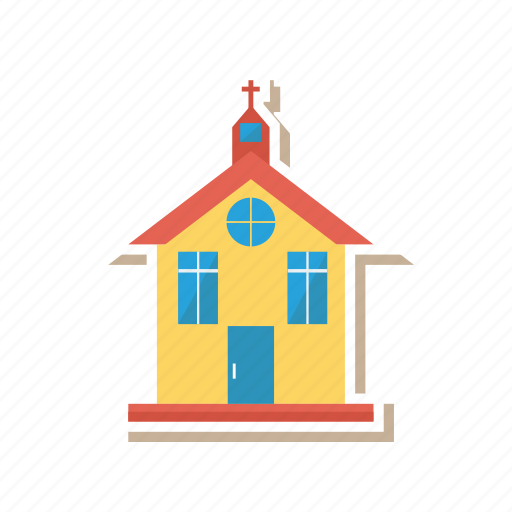 Building, christian, church, city, estate, place, real icon - Download on Iconfinder