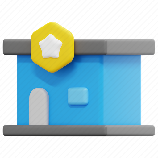 Police, station, building, prison, jail, department, security icon - Download on Iconfinder