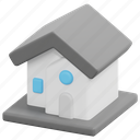 house, building, home, real, estate, residential, property, college, 3d 
