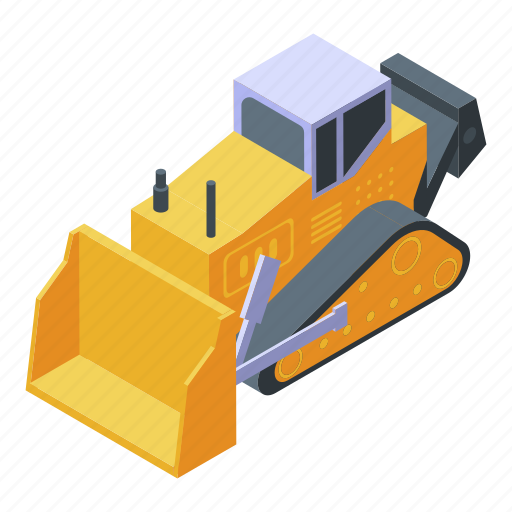 Blade, car, cartoon, construction, isometric, technology, tractor icon - Download on Iconfinder