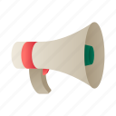 megaphone, marketing, advertising, promotion, announcement, advertisement, speaker, loudspeaker, business