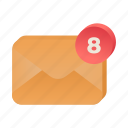 notif, mail, notification, email, bell, message, alarm, envelope, inbox