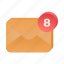 notif, mail, notification, email, bell, message, alarm, envelope, inbox 