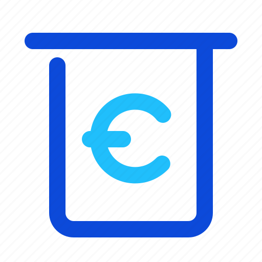 Euro, cashout, withdraw icon - Download on Iconfinder