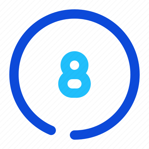 Number, circle, eight icon - Download on Iconfinder