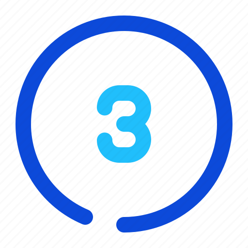 Number, circle, three icon - Download on Iconfinder