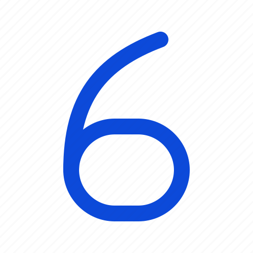 Number, six, 6 icon - Download on Iconfinder on Iconfinder